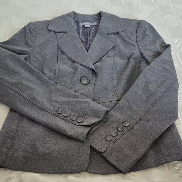 Sophisticated Charcoal Blazer for Women - Picture 14 of 16